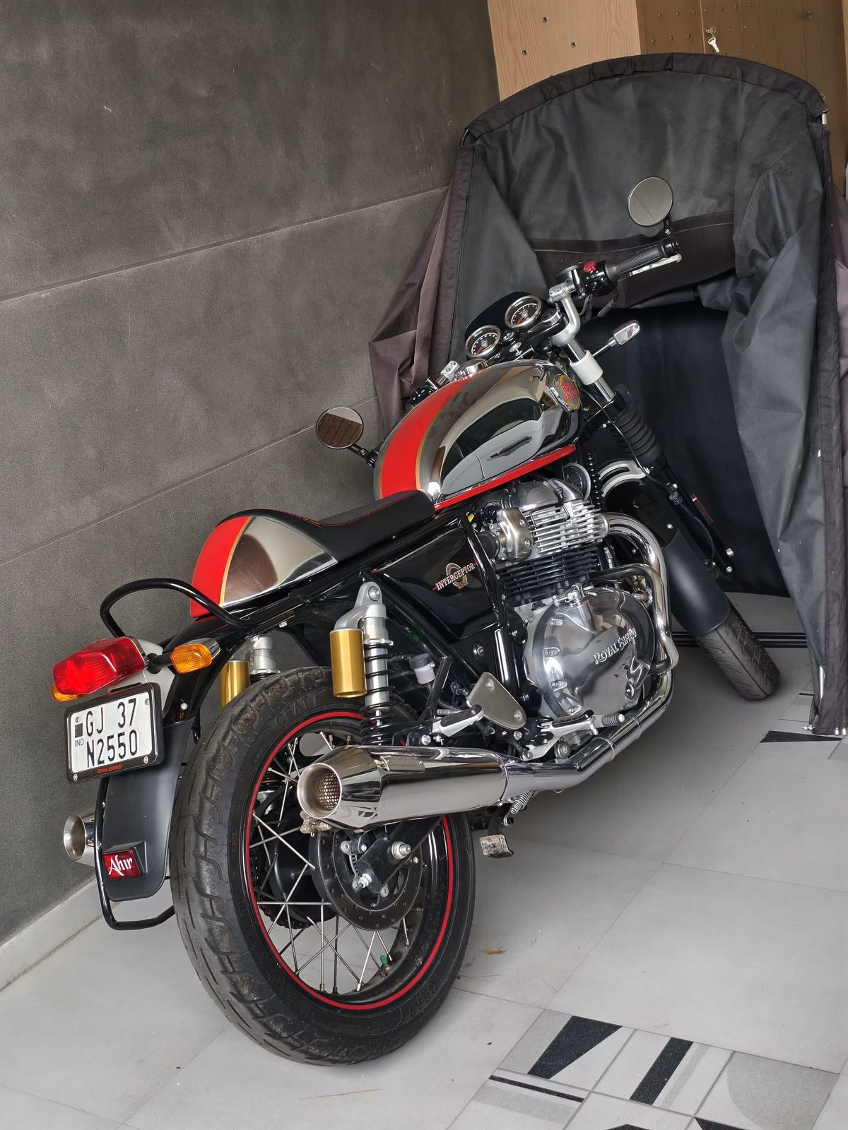 SINGLE SEAT & SINGLE SEAT COWL - CHROME (RED / BLACK) image 7