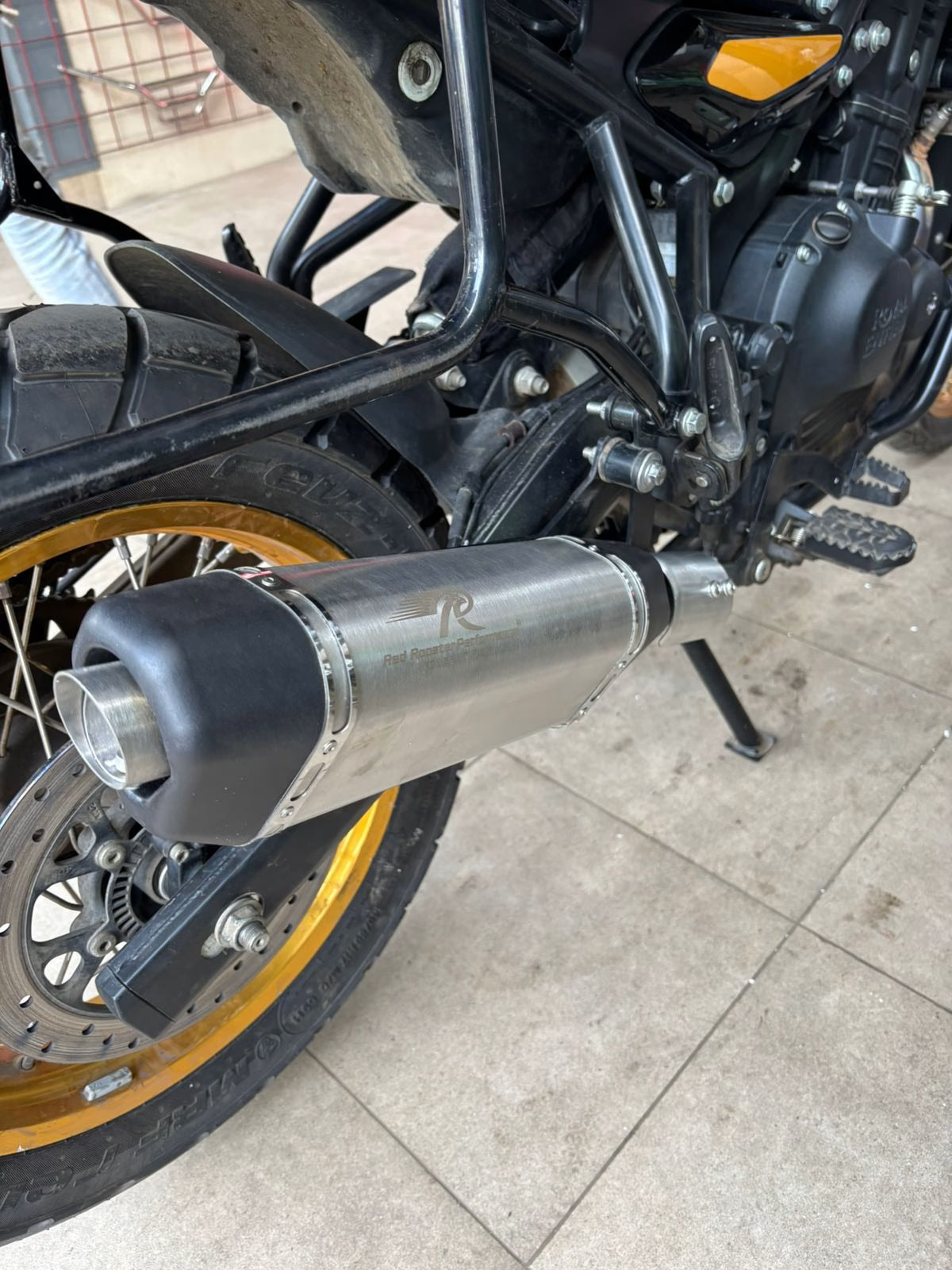 Red Rooster Performance Vertex Pro Exhaust for Royal Enfield Himalayan 450 – Polish image 0