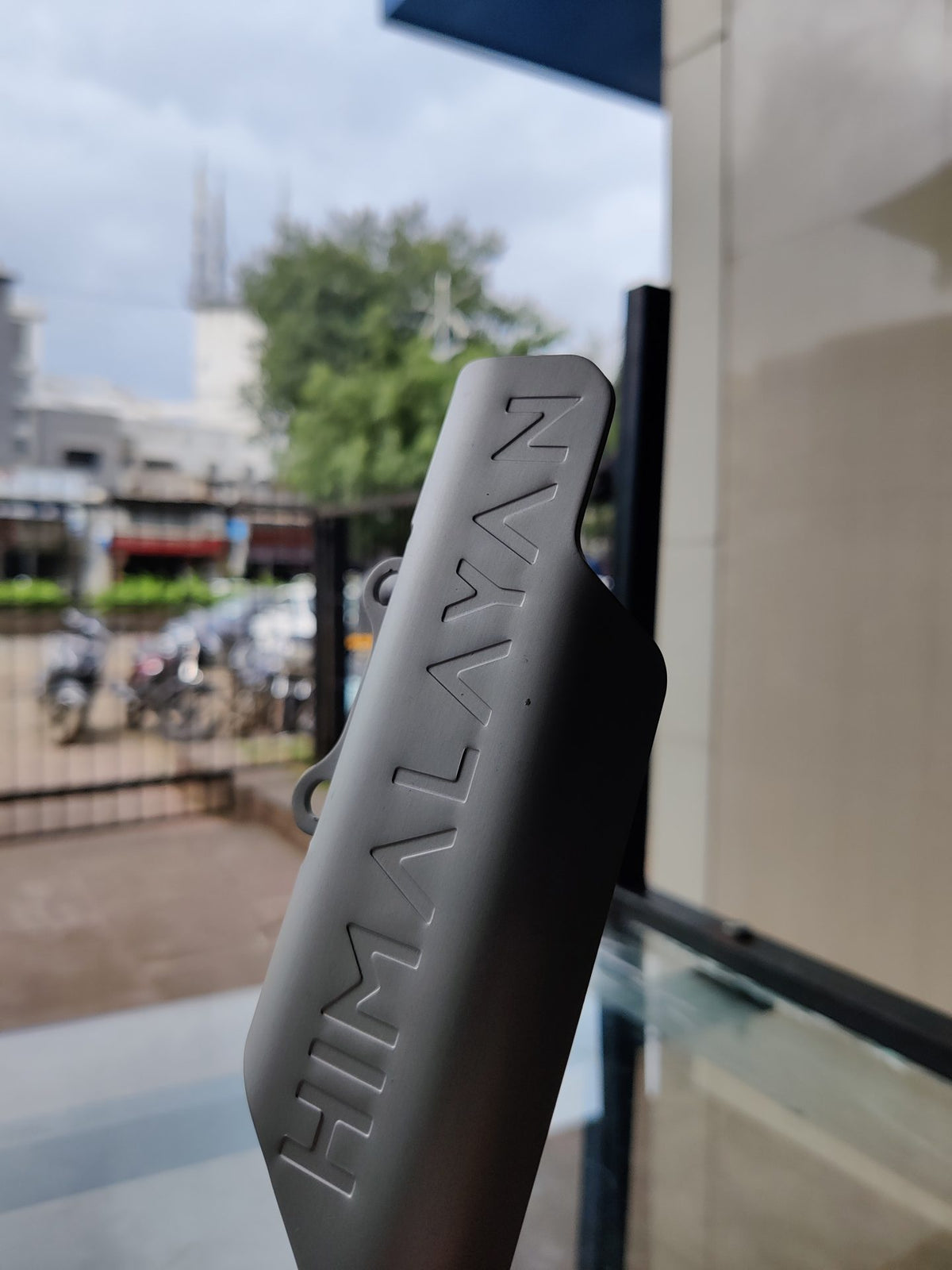 Original Rear Master Cylinder Guard - Himalayan Silver Matte image 0