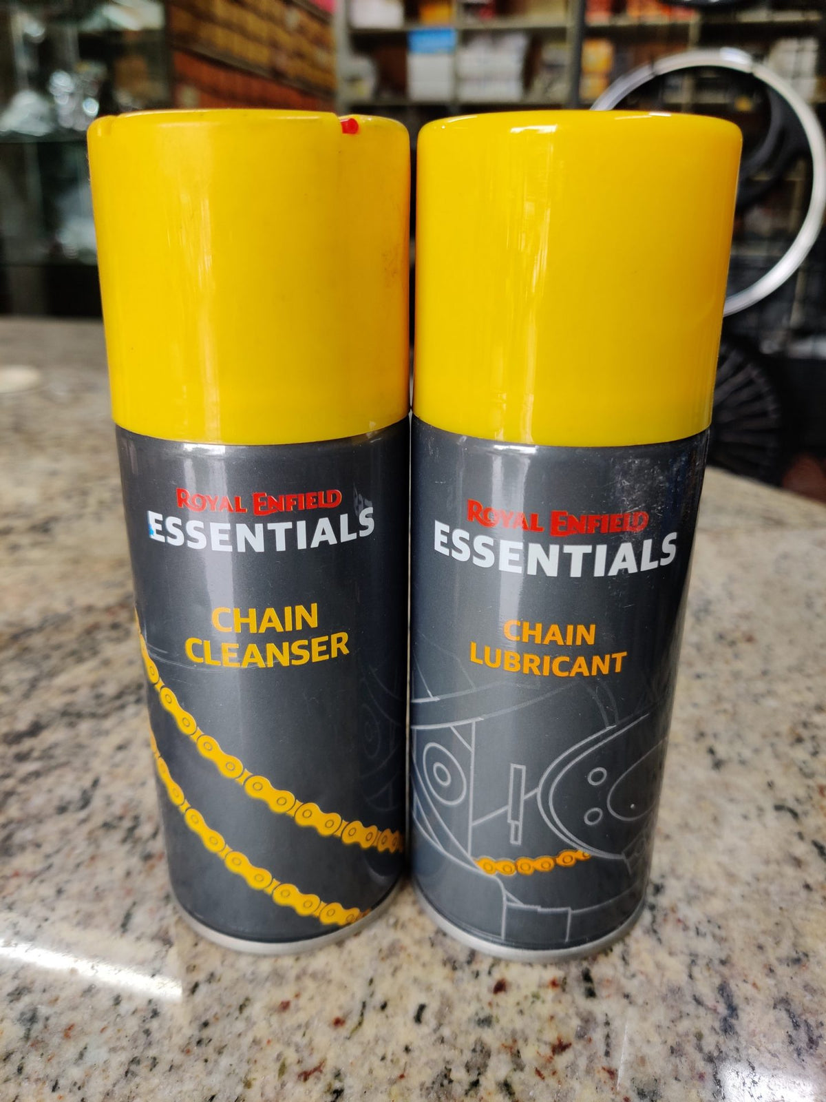 Royal Enfield Chain Lube & Cleaning Kit – Lubricant & Spray image 0