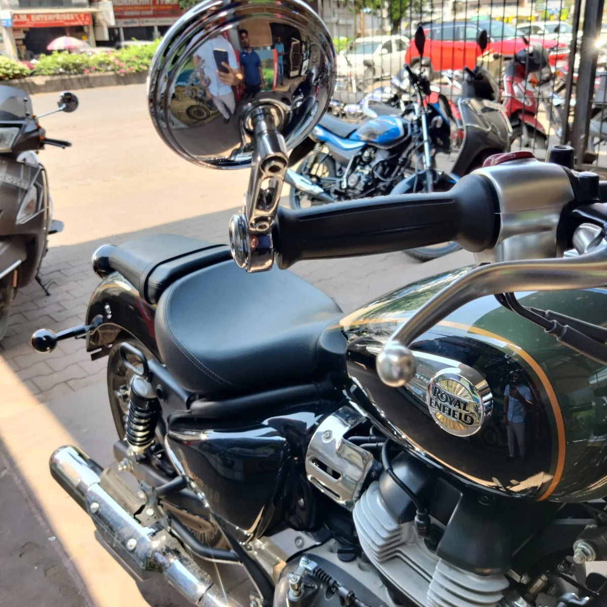 Jawa Bar End Mirror - Chrome image 0