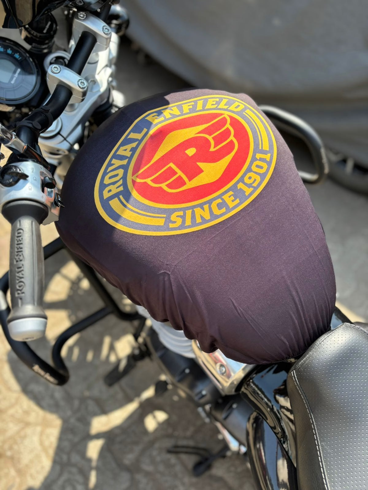 TANK COVER - ROYAL ENFIELD (ELASTIC) image 2