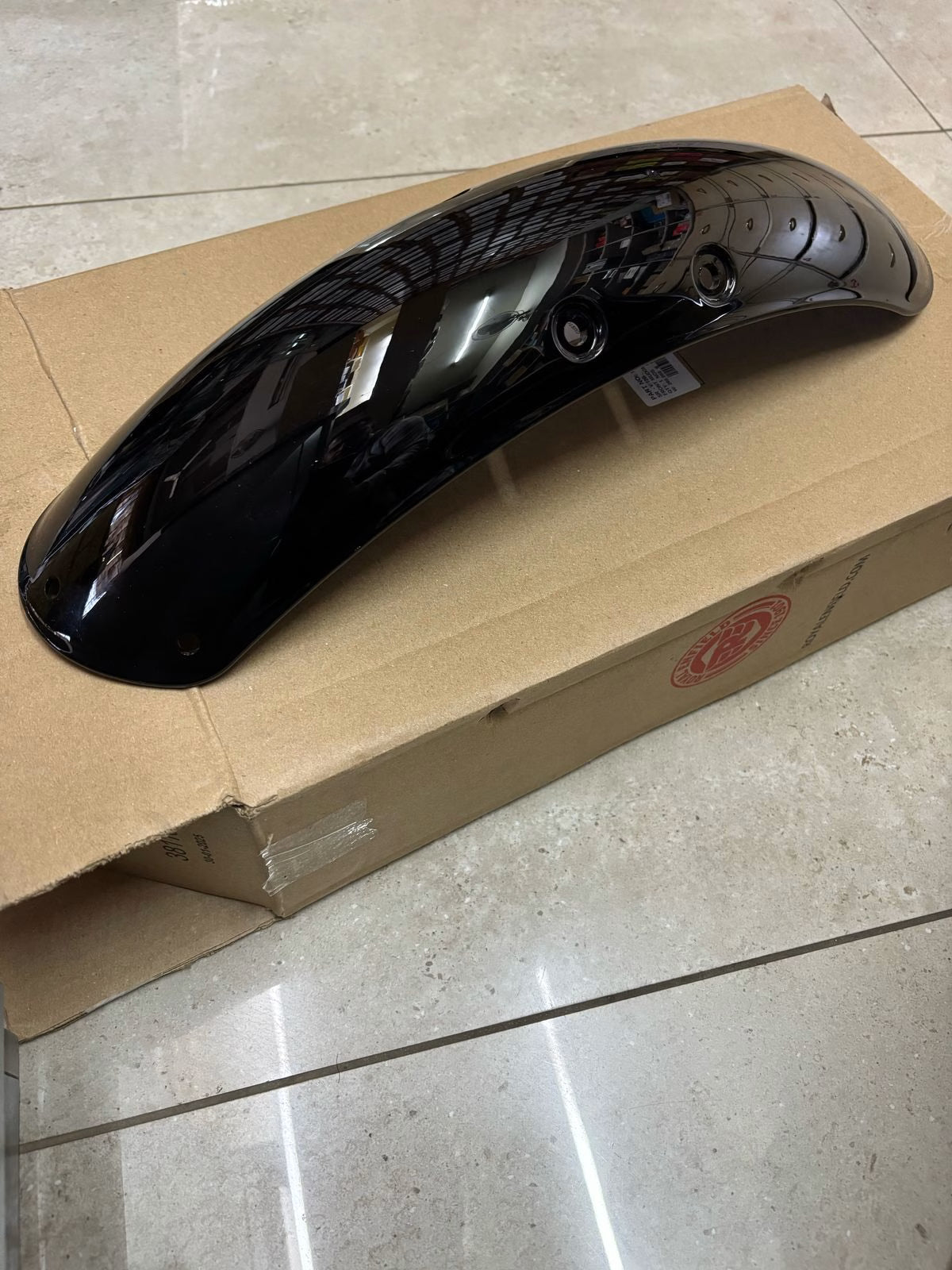 FRONT MUDGUARD - GLOSS BLACK - GT 650 - INTERCEPTOR 650 image 0