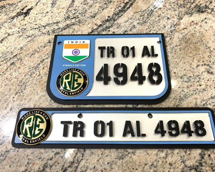 Number Plate Signals Blue image 0
