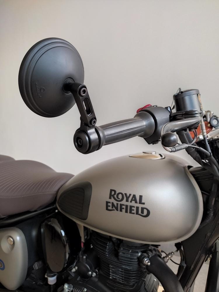 JAWA BAR END MIRROR - MATTE BLACK image 0