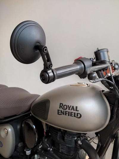 JAWA BAR END MIRROR - MATTE BLACK image 0