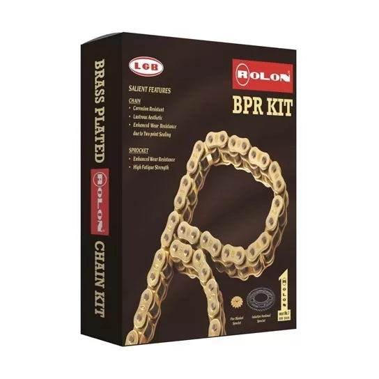 ROLON BRASS CHAIN KIT - INTERCEPTOR & GT 650 image 0