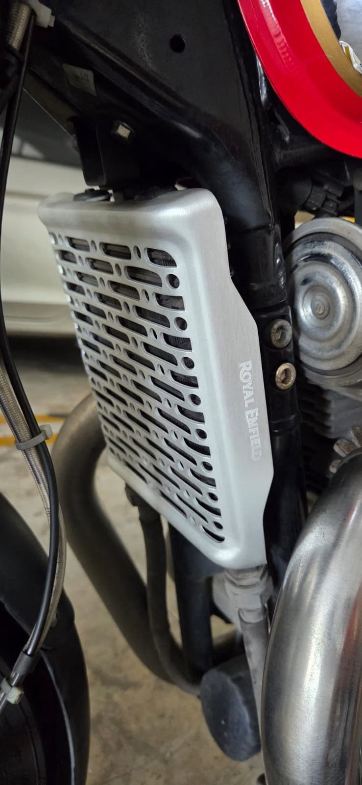 Radiator Guard - 650 CC - Original Royal Enfield - Oil Cooler guard image 0