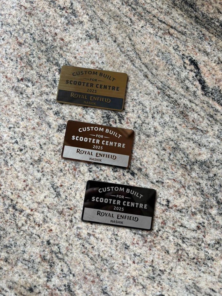 Royal Enfield Customised Tank Stickers for all Royal Enfield bikes - Metal & Vinyl image 0