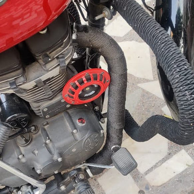 Black Exhaust Silencer Wrap image 0
