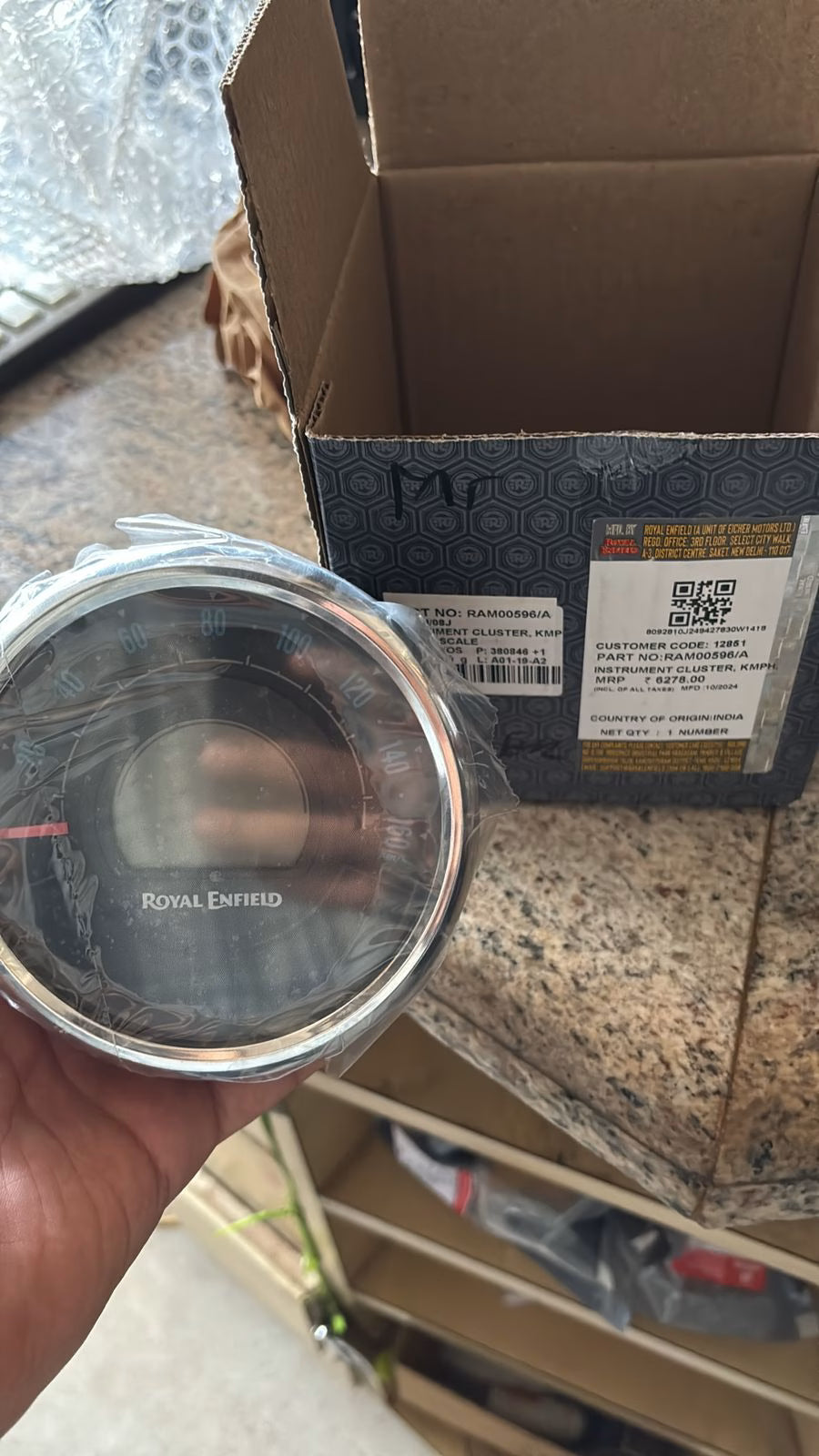 METEOR 350 - ORIGINAL SPEEDOMETER image 0