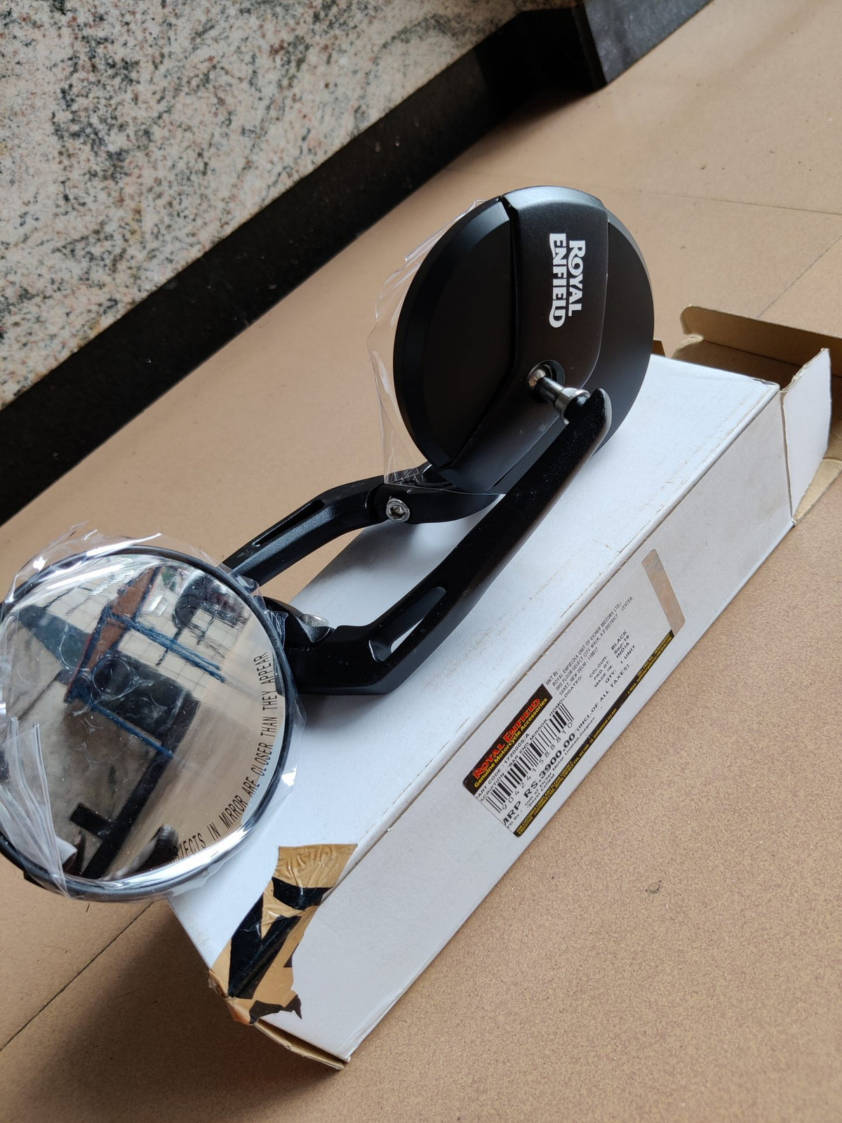 Original Bar End Mirrors for RE image 0