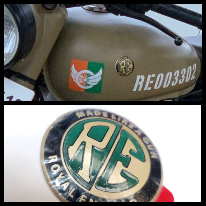 Royal Enfield Signals Logo Original Pair 3D image 0