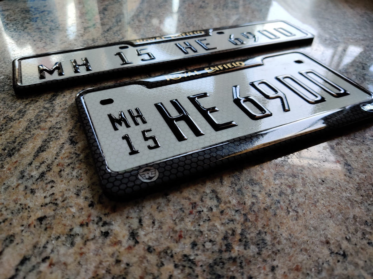 Gel Number Plate Royal Enfield image 0