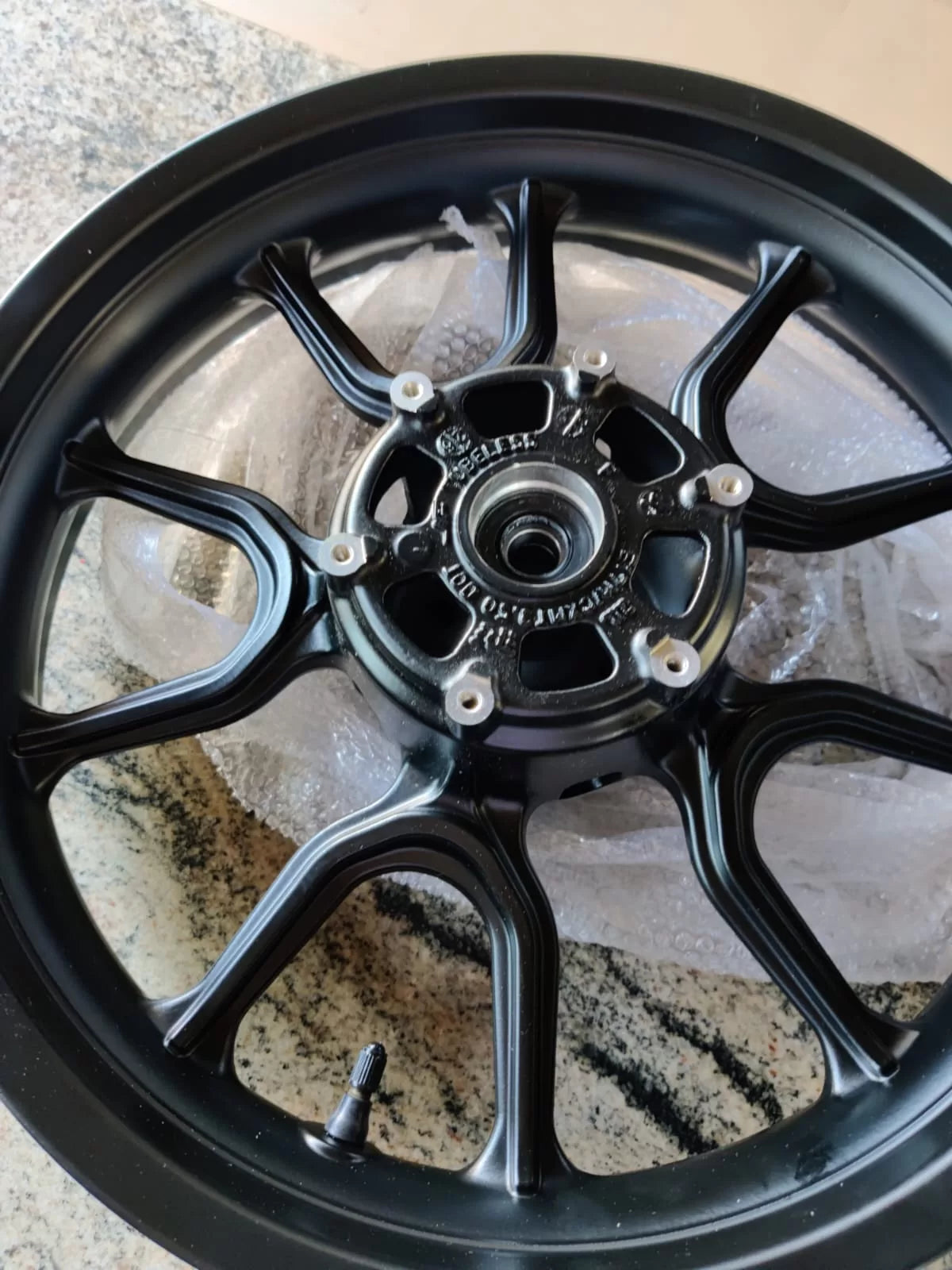 Rear Alloy Meteor 350 - Black image 0