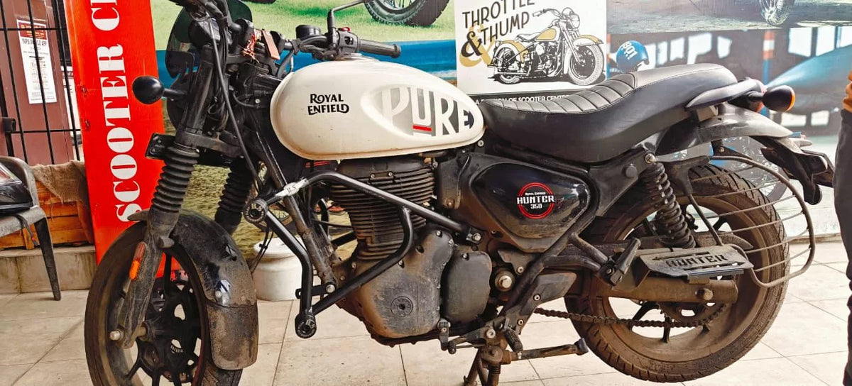 HUNTER 350 - LEG GUARD WITH SLIDERS image 0
