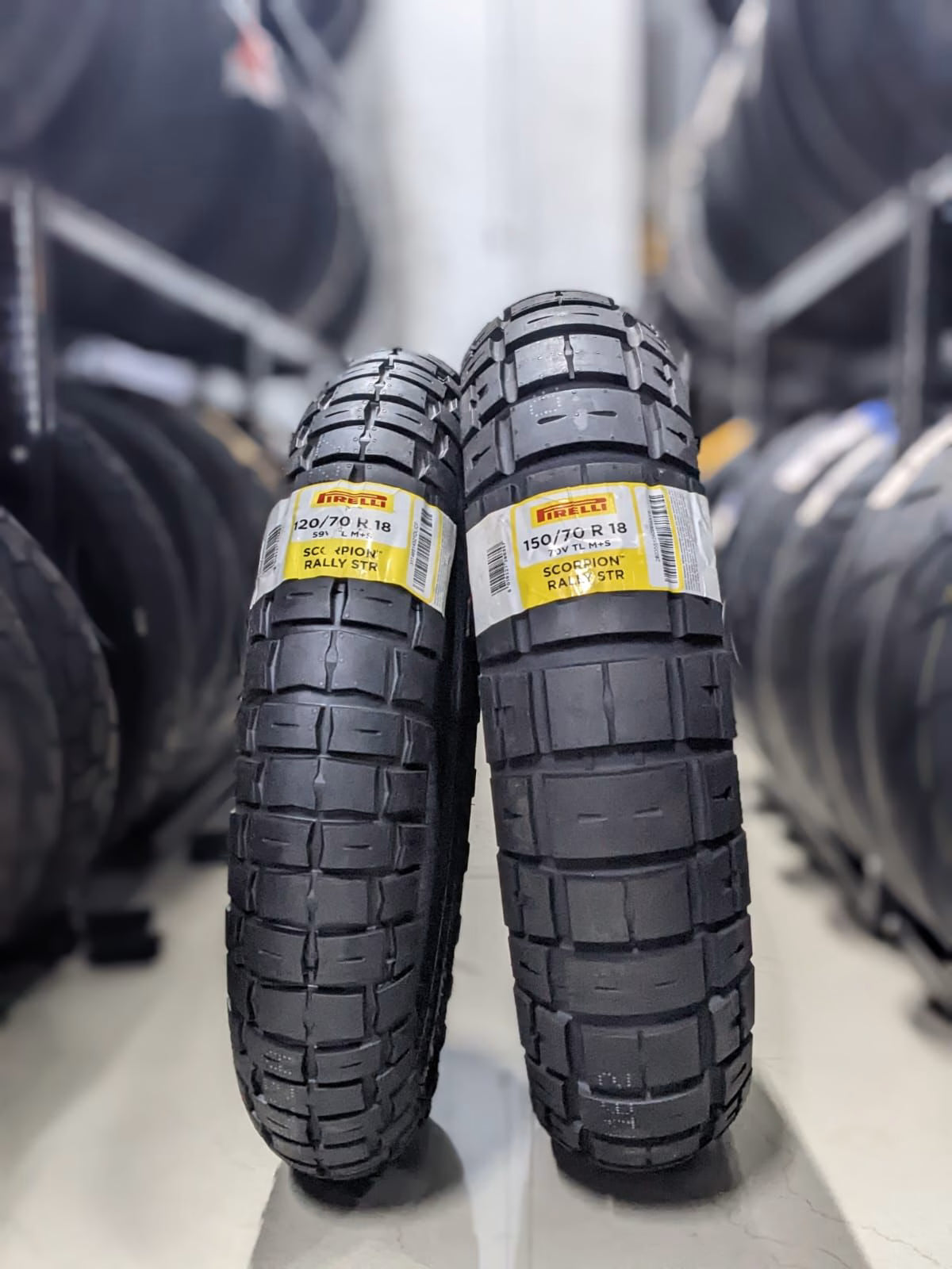 PIRELLI SCORPION RALLY STR - 110/80/18, 120/70/18 & 150/70/18 image 0