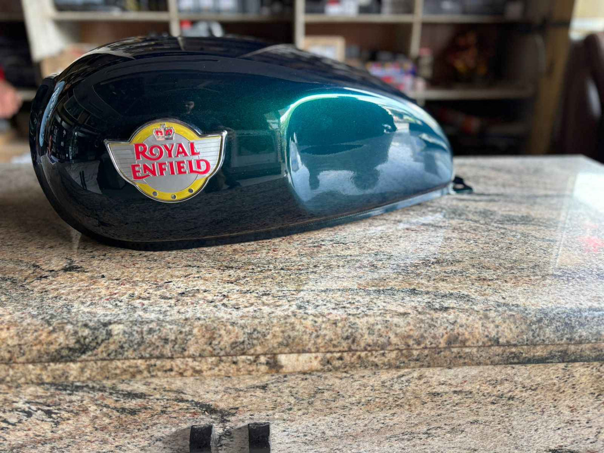 Original Interceptor 650 Cali Green Fuel Tank