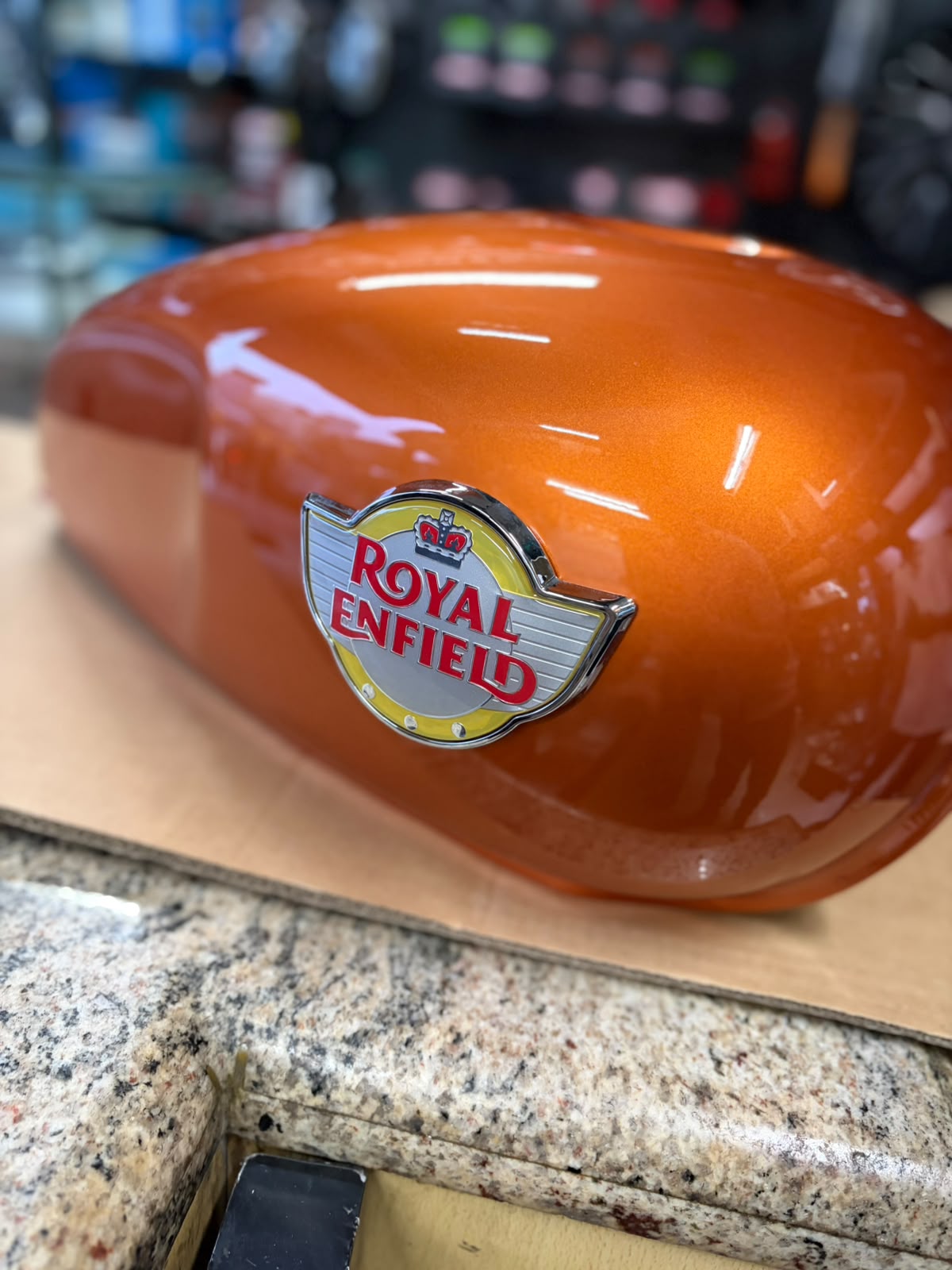 Fuel Tank Original - Orange Crush - Interceptor 650