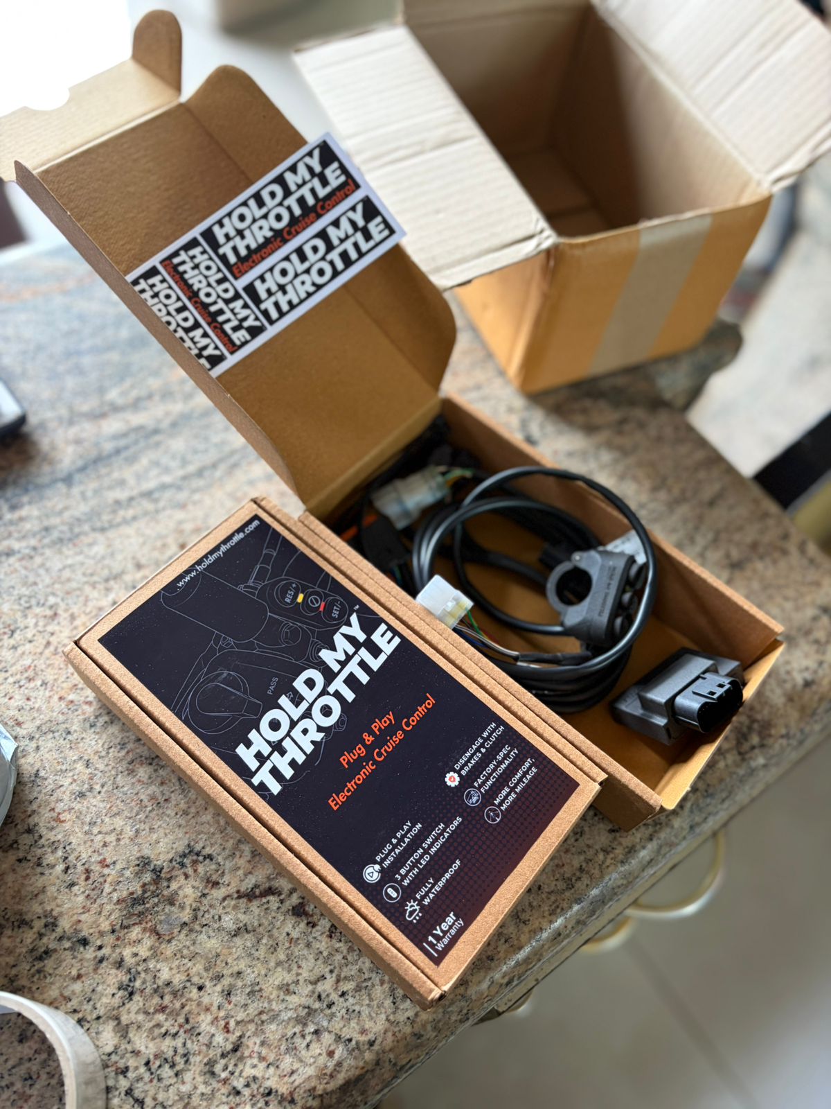 RE Himalayan 450 - Cruise Control Kit (Hold my throttle) - Shipping included