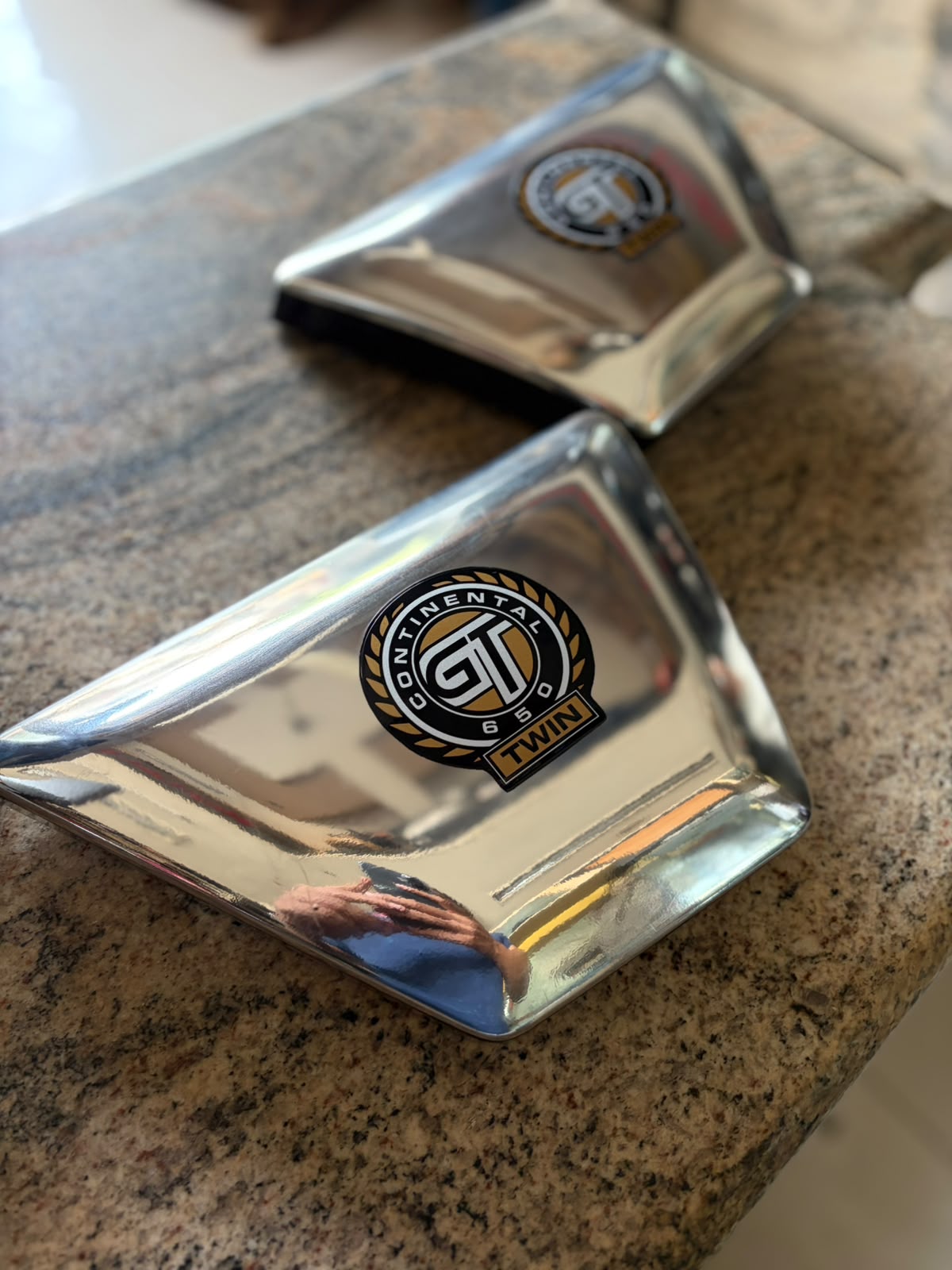 Custom Dual Seat Cowl (Chrome) | Custom Panels (Chrome) – Vinyl Wrapped