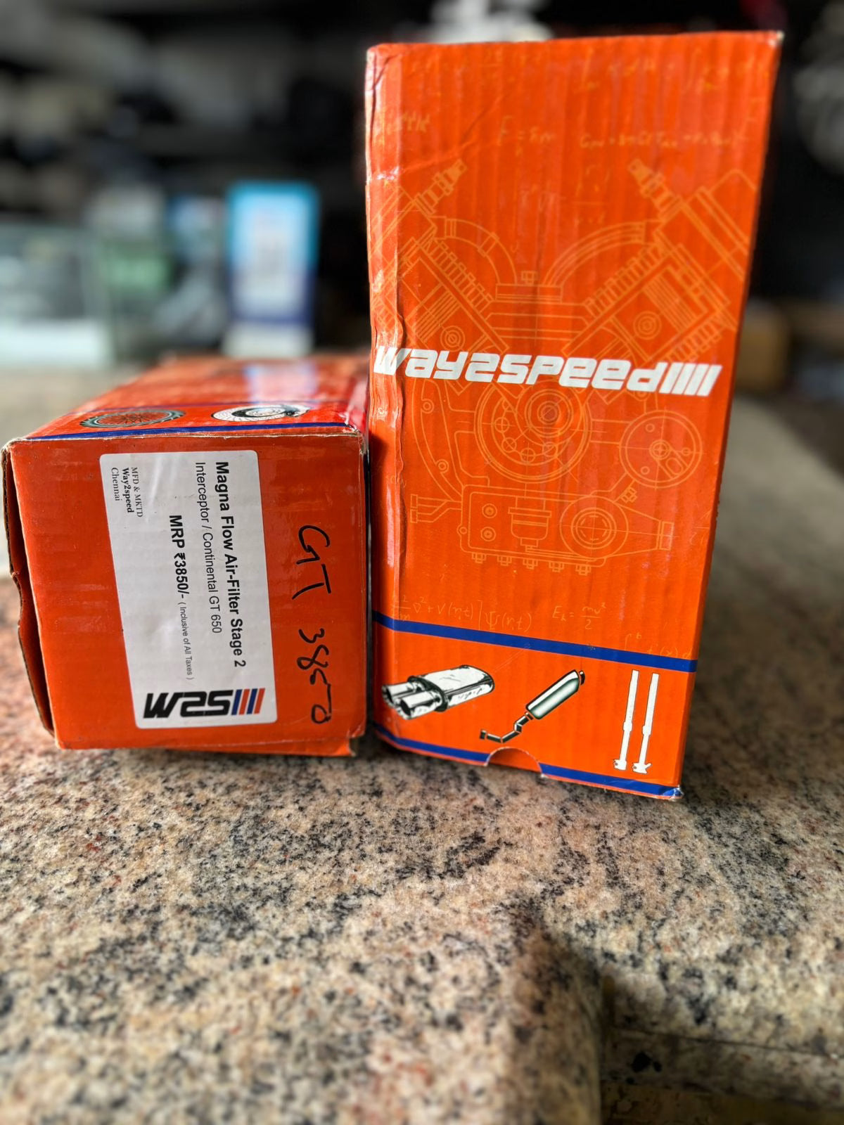 Way2Speed performance Air Filter -  Interceptor 650 & Continental GT 650 (Bear 650) image 0