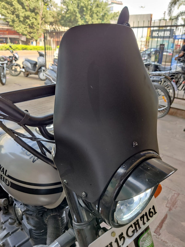 Matte Black Windshield - Classic/TB 350 image 0