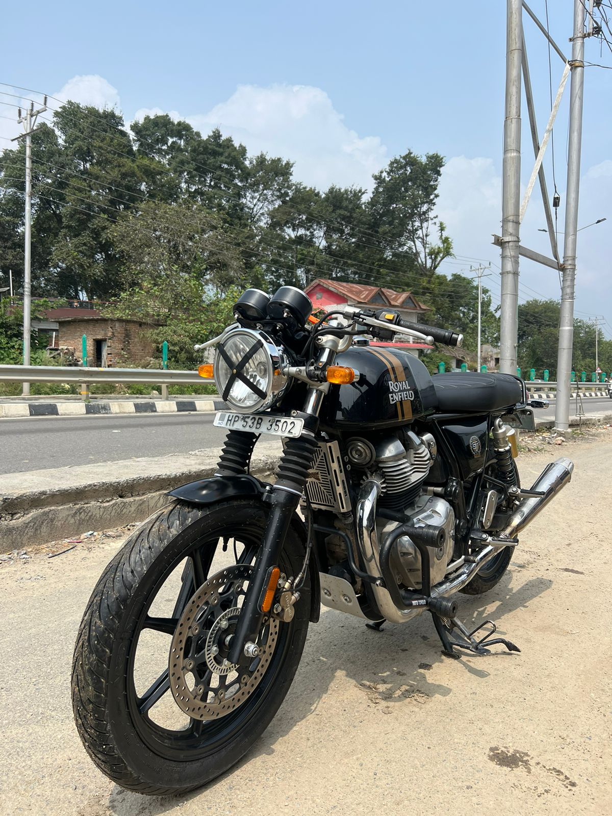 17 Inch Original Alloy Wheels for Himalayan, Interceptor & GT 650 (paired with Front 18 inch) image 0