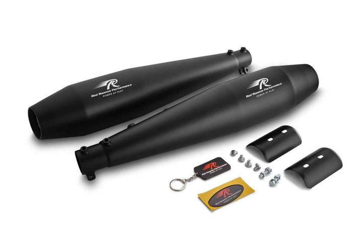Royal Enfield Continental GT 650 Red Rooster Performance Exhaust Black Matte Stellar