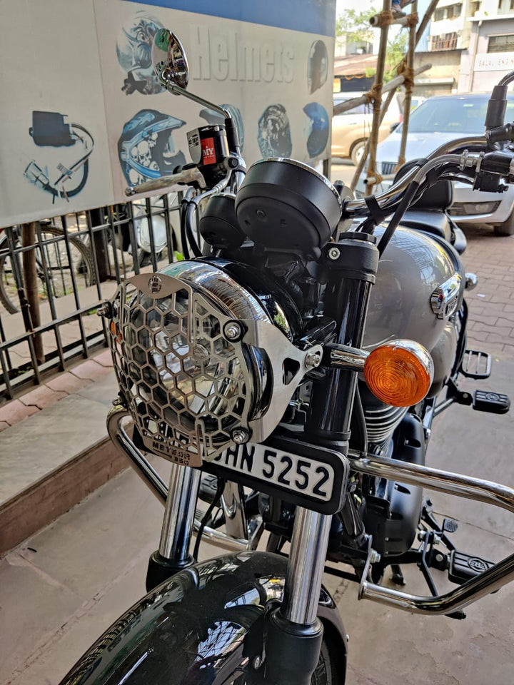 Meteor Headlight Grill - Stainless Steel image 0