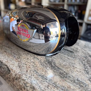 MARK 1 TANK - BLACK & CHROME - INTERCEPTOR 650 (FITS GT 650 & BEAR 650)
